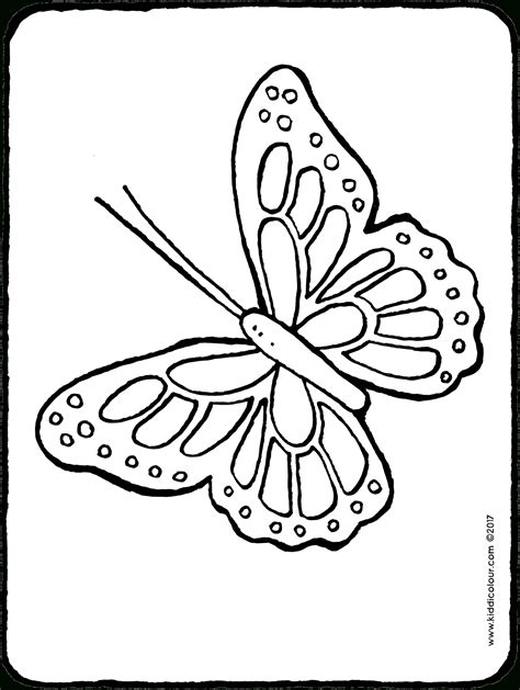 Dessin Papillon À Colorier
