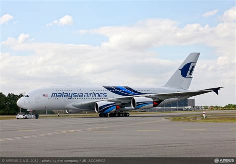 Photos Liveries Of Thai And Malaysia Airlines First Airbus A380s