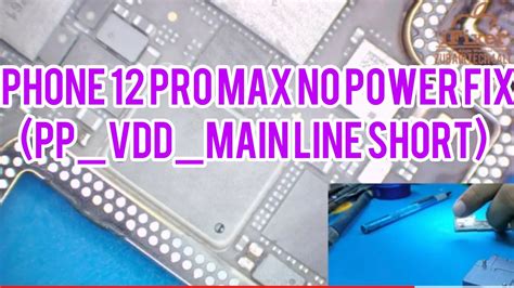 Iphone 12 Pro Max No Power Fix Ppvddmain Line Short Youtube