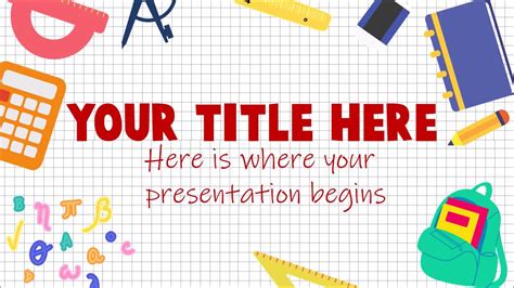 Free Template Math Powerpoint Design 6 Youtube