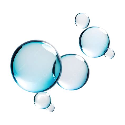 Transparent Water Logo Big Bubbles Desgn 3d Water Bubbles Bubble Png