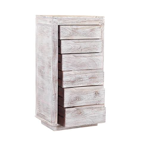 A wide variety of white washed dresser options are available to you, such as home. Neve Solid Mango Wood White Washed 6 Drawer Tall Dresser Chest