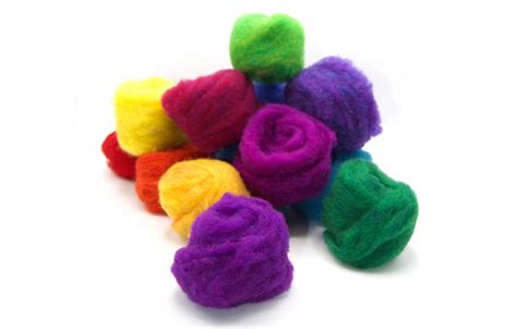 Dyed Wool Roving Brights • PAPER SCISSORS STONE