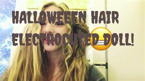 Electrocuted Doll Look For Halloween Hair Cute Girly Halloween Hair Youtube