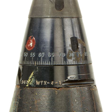 Original Us Wwii M102 Howitzer 105mm Artillery Shell With Vietnam Er