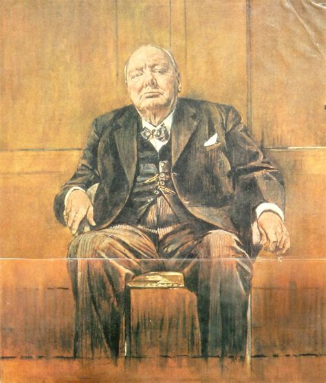 Winston Churchill Painting By Graham Sutherland 1954 Painting Art