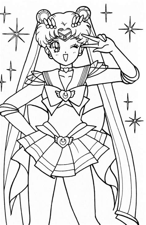 Dibujos De Sailor Moon Para Colorear Imprimir Y Colorear Gratis