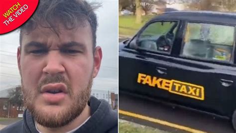 Man Stumbles Across Fake Taxi Used In Porn Films During Walk With Pal