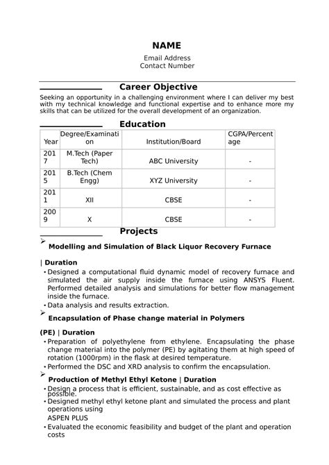 Hence using resume template for freshers is a no brainer if your goal is to present a professional snapshot of who you are. Resume Of Engineer Fresher