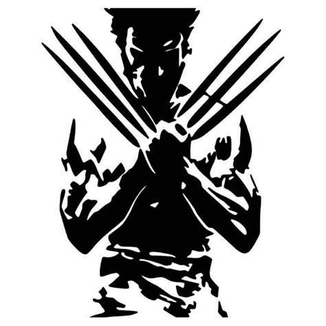 Wolverine Vinyl Decal Sticker Silhouette Art Wolverine Art Art