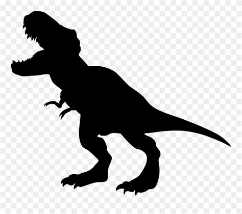 T Rex Silhouette Clip Art Dinosaur Tyrannosaurus Rex Bodbocwasuon