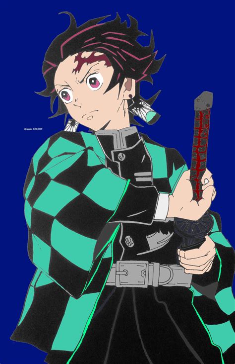 Demon Slayer - Tanjiro by Getsuoh | Disegni