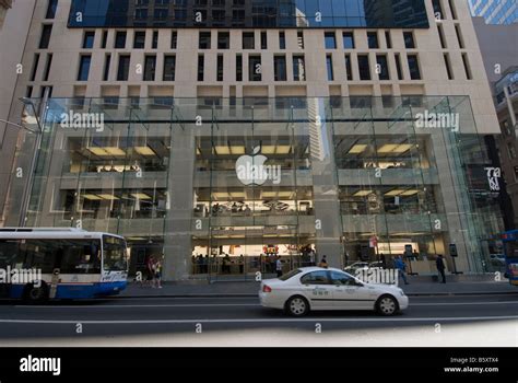 Apple Store In George Street In Sydney Which Opened In June 2008 Stock