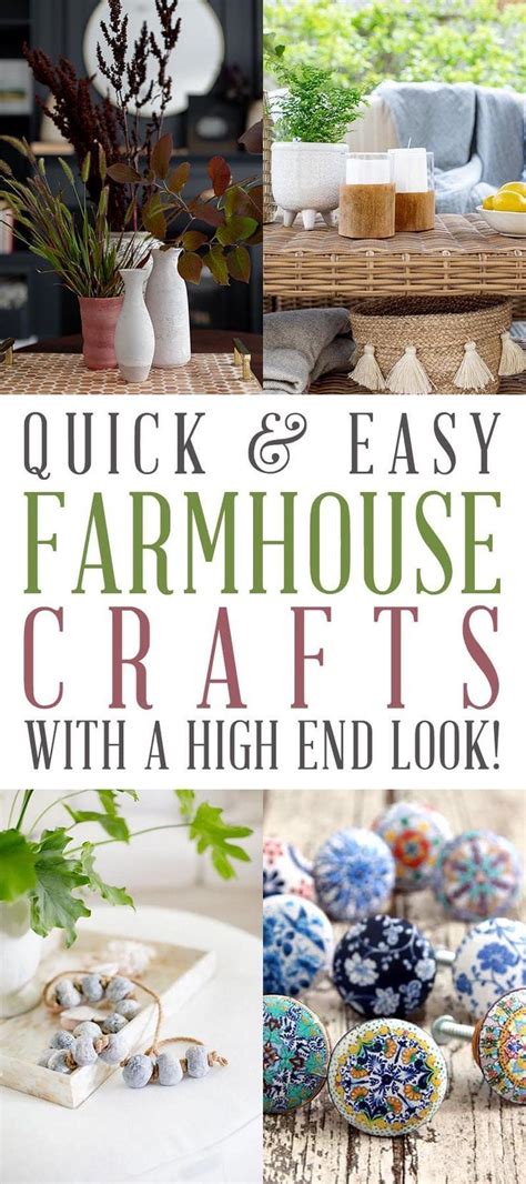 Quick And Easy Farmhouse Crafts With A High End Look The Cottage Market Quick And Easy