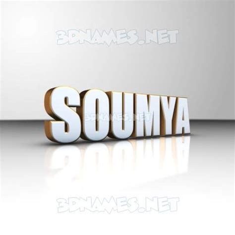 Preview Of Whitengold 3d Name For Soumya
