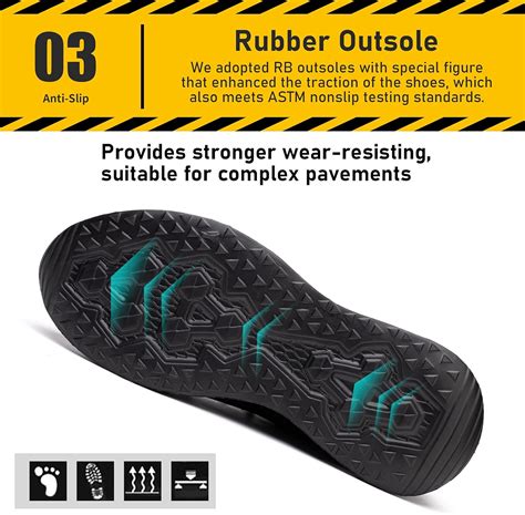 Buy Furuian Steel Toe Shoes For Men Lightweight Indestructible Work