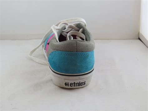 Retro Etnies Shoes Neon Mens Fairfax Shoes Salesmen Samples Size