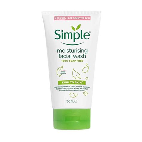 Simple Moisturising Facial Wash 150ml Bluebell Pharmacy Dublin