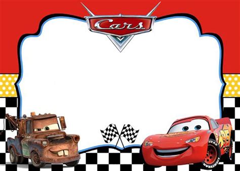 cars invitation templates   printable