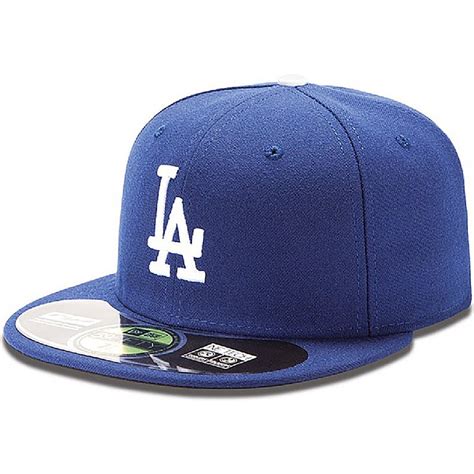 New Era Flat Brim 59fifty Authentic On Field Los Angeles Dodgers Mlb