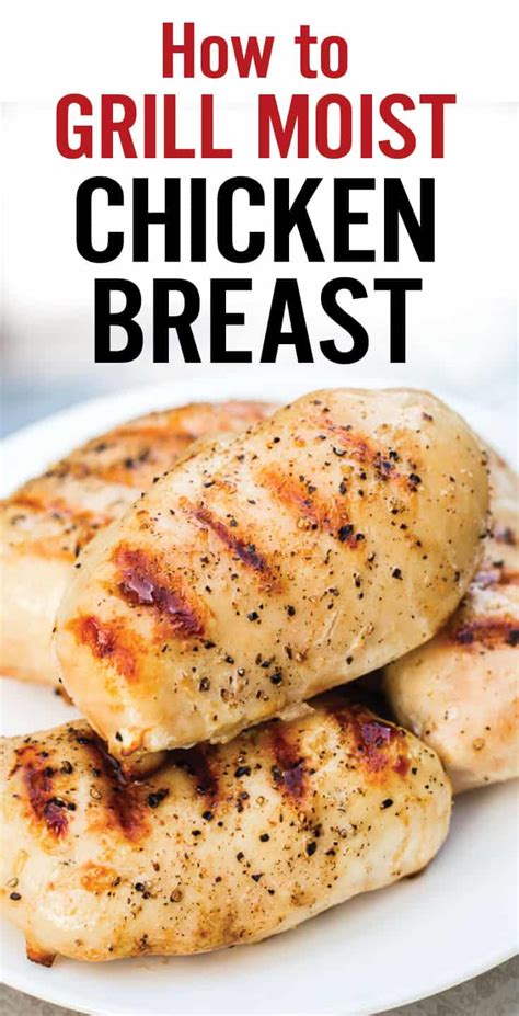 Moist and delicious baked bbq chicken breast, baking barbecue chicken in the oven has never been easier. How to Grill Chicken Breast (Juicy and Tender) - Plating ...