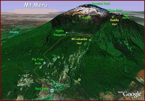 3 Days Mount Meru Climbing Tanzania