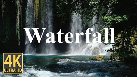 4k Uhd Natural Sounds Waterfall Relaxing Waterfall Sounds Fall