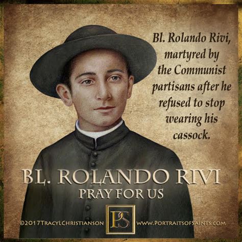 Happy Feast Day Blessed Rolando Rivi Portraits Of Saints