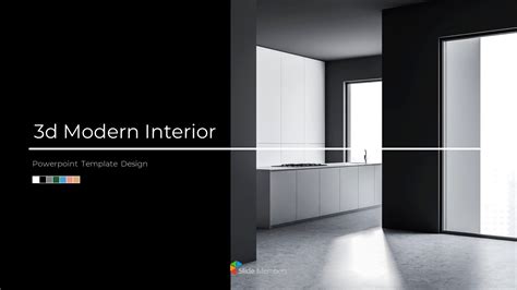 3d Modern Interior Ppt Presentation