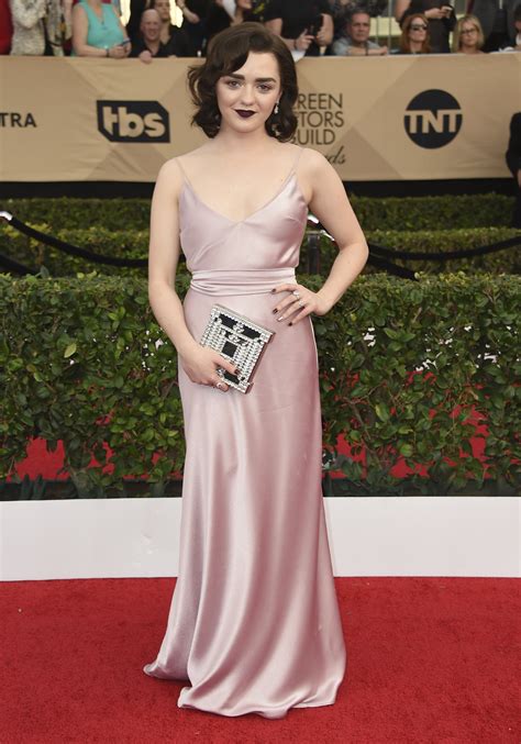 Maisie Williams 23rd Screen Actors Guild Awards 5 Satiny