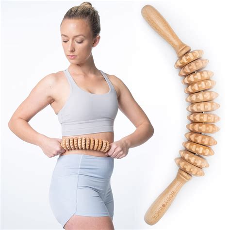 Buy Body Back Wood Therapy Curved Roller For Maderoterapia Lymphatic Drainage Cellulite
