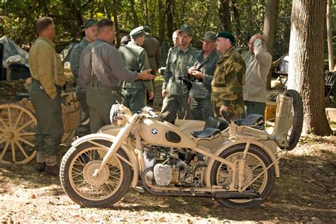 The bmw r75 was able to reach a max speed of 95 km/h. WWII German BMW R75 motorcycle with sidecar | (World War II … | Flickr