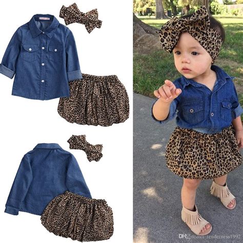 Gap toddler clothing has cute outfits for every occasion, from dress up and playtime to sleepwear. 2019 Set Cute Baby Girls Clothes 2017 Summer Toddler Kids Denim Tops+Leopard Culotte Skirt ...