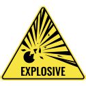 Hazmat Warning And Safety Pictogram Magnets