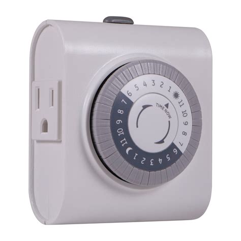 Ge 24 Hour Heavy Duty Indoor Plug In Timer 2 Outlets 15075