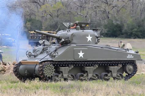 Wwii M4a3 Sherman Tanks Military Sherman Tank