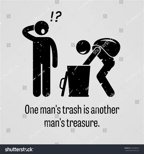 One Man Trash Another Man Treasure Vector Có Sẵn Miễn Phí Bản Quyền