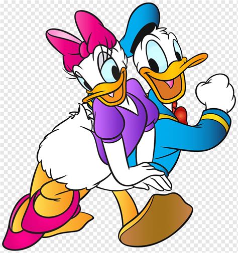 Ilustrasi Walt Disney Donald Dan Daisy Duck Donald Duck Daisy Duck