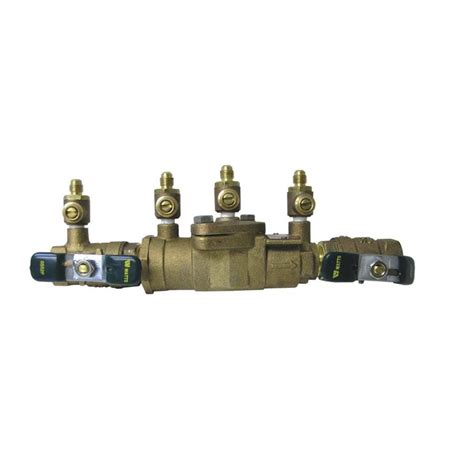 Watts Bronze Male Double Check Backflow Preventer At