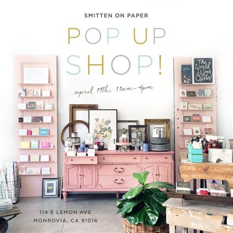 Smitten On Paper Spring Pop Up At Their Brick And Mortar