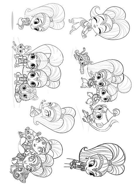 This time we post some shimmer and shine coloring pages. Shimmer and Shine coloring pages. Free Printable Shimmer ...
