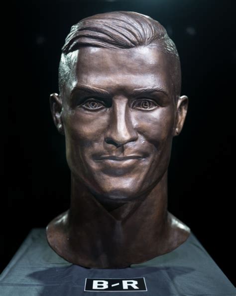 Cristiano ronaldo is the world's most famous athlete and one of the most handsome as well. Mocked Ronaldo Bust Remade By Artist One Year On... And ...