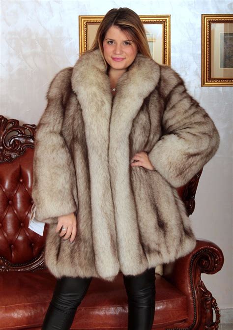 Jacket Fox Fur Coat Fuchs Jacke Pelzmantel Fourrure Renard Pelliccia Volpe Mex Ebay Fur