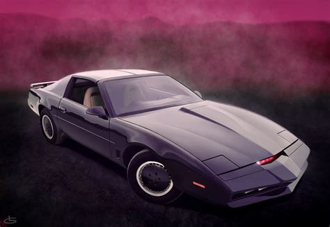 Knight Rider K I T T Procreate App Illustration By BG 1982 Pontiac