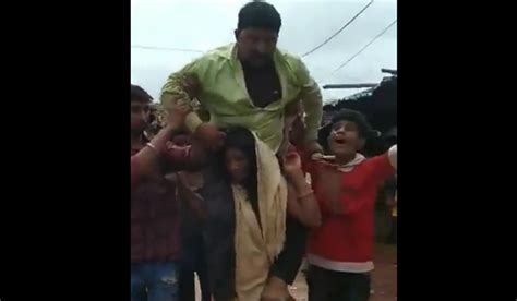 Madhya Pradesh Tribal Woman Beaten Up Disrobed Paraded With Husband