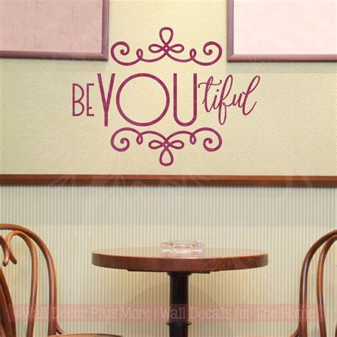 Beyoutiful Girls Bedroom Decor Decals Wall Word Stickers Vinyl Lettering