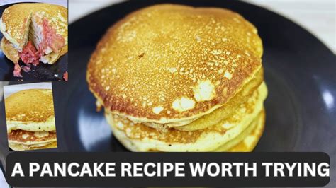 How To Make Easy Fluffy Pancakes From Scratch Pancake Recipe Youtube