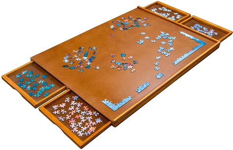Jumbl 1000 Piece Puzzle Board 23” X 31” Wooden Jigsaw Puzzle Table