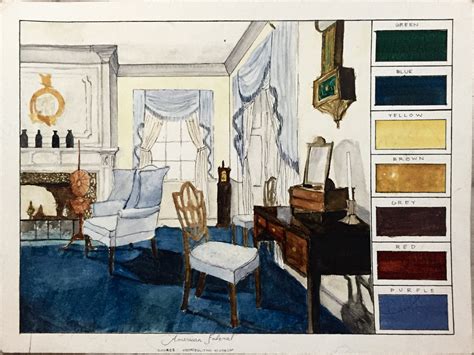 Watercolor Interior Design At Explore Collection