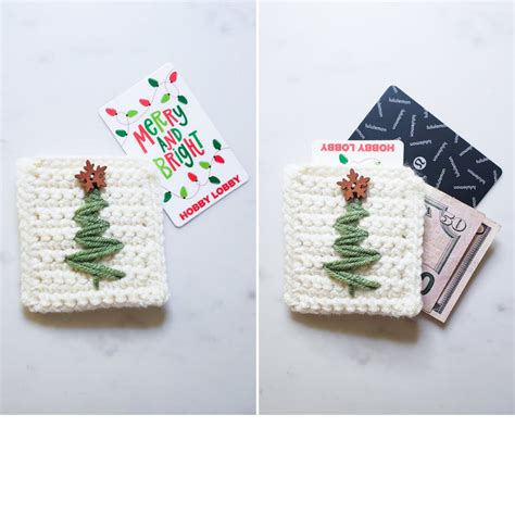 Christmas Tree T Card Holder Crochet Pattern Pdf Etsy